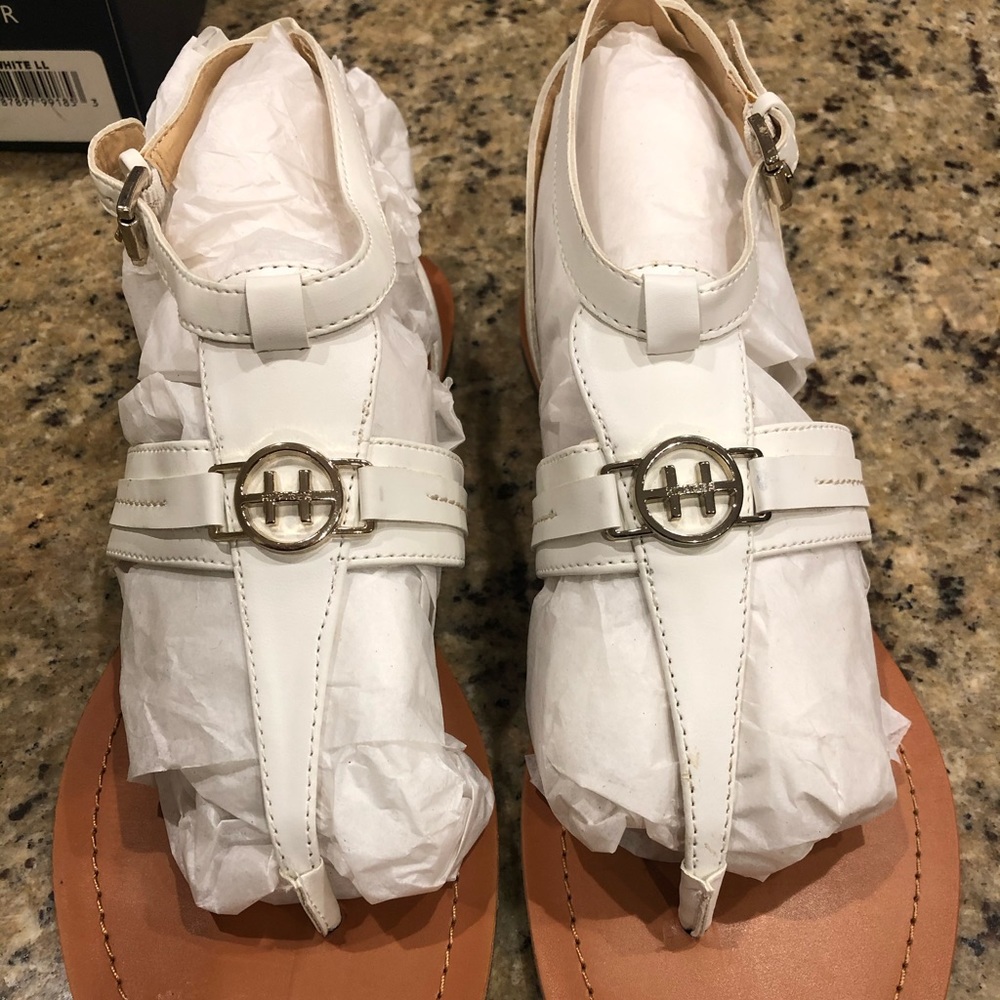 Tommy Hilfiger White Lorine Women’s Sandals